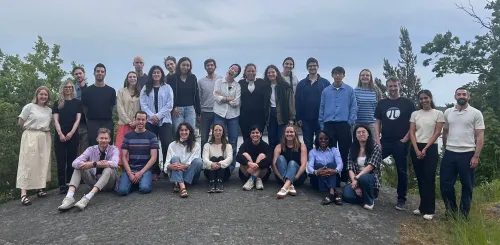 Participants at the annual retreat.
