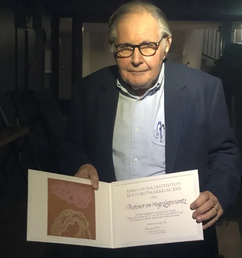 Professor Emeritus Hugo Lagercrantz receives the 2025 KI Cultural Award