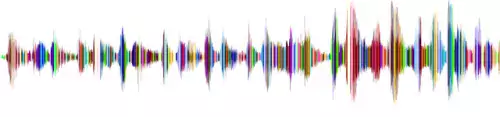 An illustration of sound waves