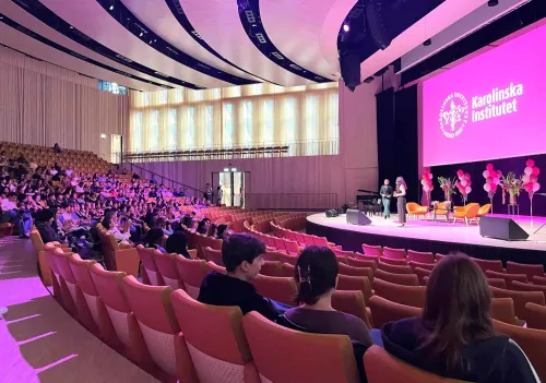 Welcome Day for international students in Aula Medica
